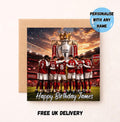 Personalised Arsenal Birthday Card for Him | Football Fan Greeting Card | Gunners Gift for Dad, Son, Husband